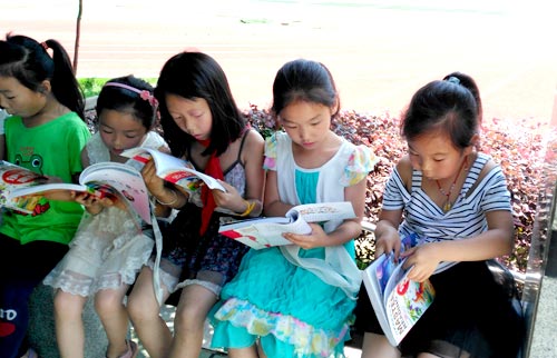 夏天的讀書長廊