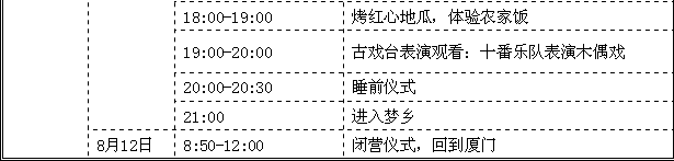 活動議程